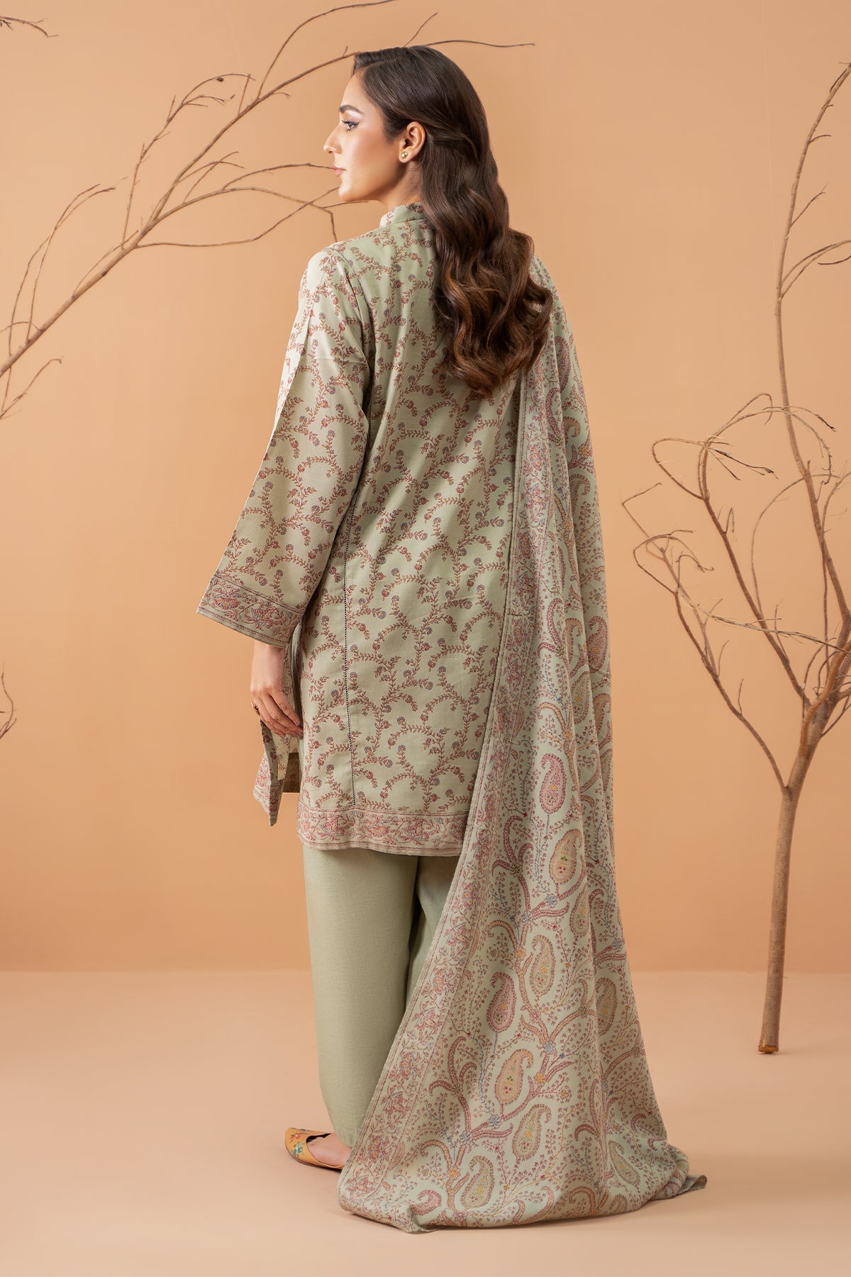 Kayseria | Winter Khaddar 24 | C6045 S Gray Khaddar
