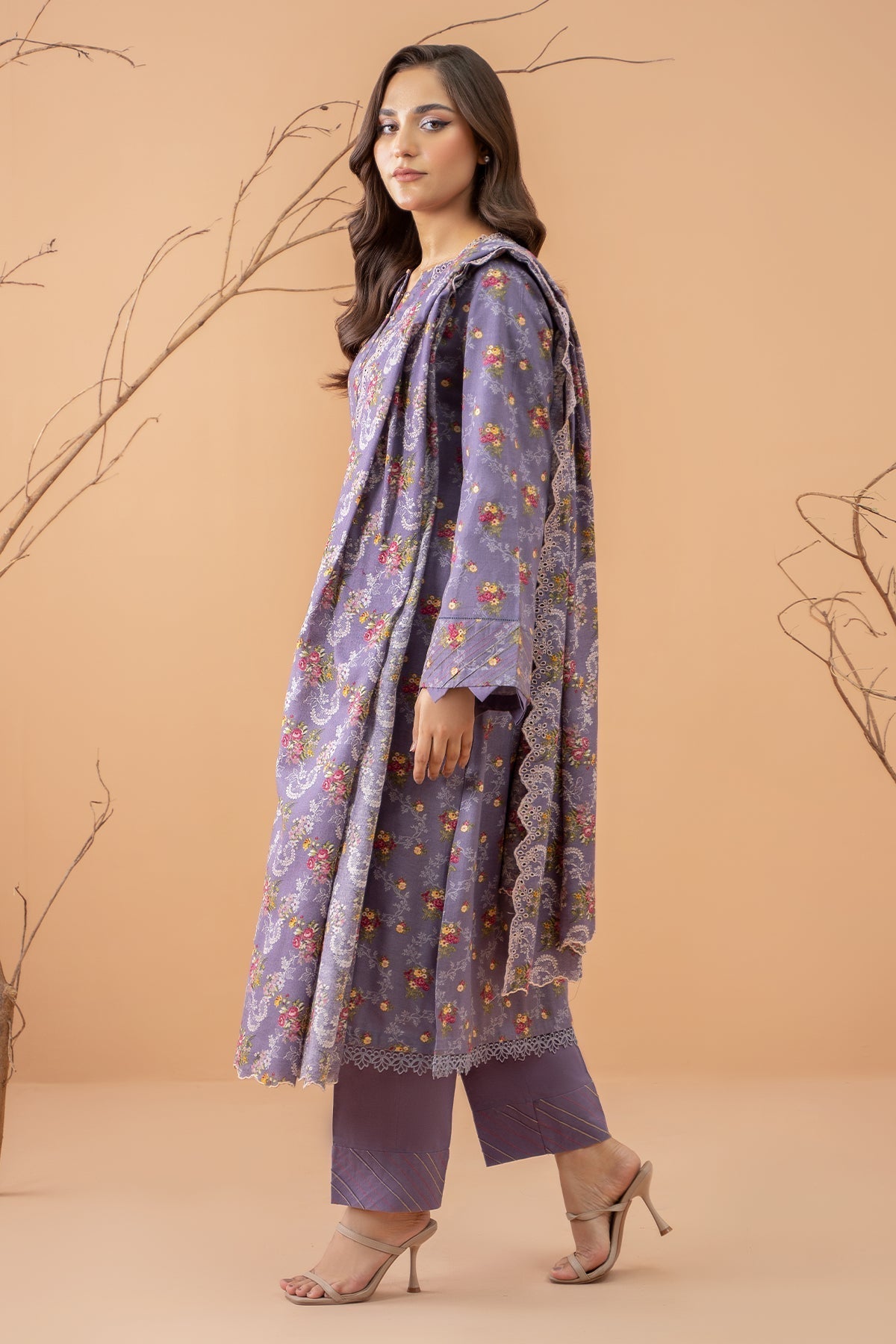 Kayseria | Winter Khaddar 24 | C6048 XL Lilac Khaddar