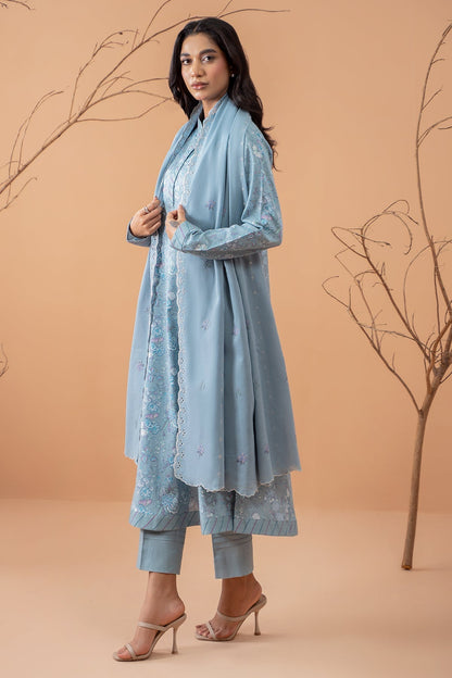 Kayseria | Winter Khaddar 24 | C6049-1 L Sky Blue Khaddar