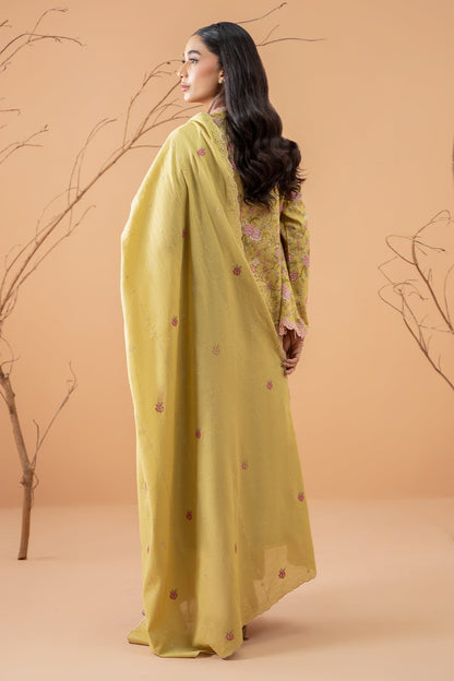 Kayseria | Winter Khaddar 24 | C6049-2 S Pale Yellow Khaddar