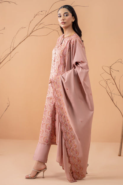 Kayseria | Winter Khaddar 24 | C6050-1 M Pastel Pink Khaddar