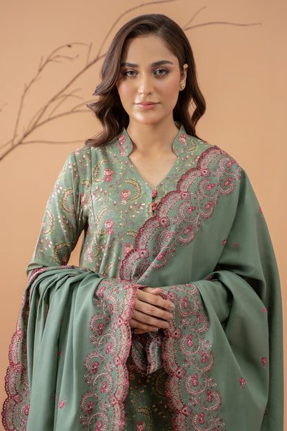 Kayseria | Winter Khaddar 24 | C6050-2 M Pistachio Green Khaddar