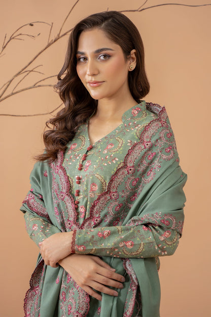 Kayseria | Winter Khaddar 24 | C6050-2 XL Pistachio Green Khaddar