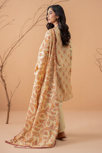 Kayseria | Winter Khaddar 24 | C6051-1-A S Pale Yellow Khaddar