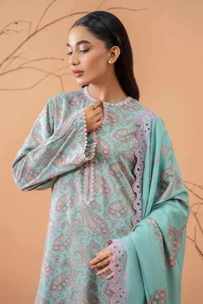 Kayseria | Winter Khaddar 24 | C6072-1 L Light Blue Linen