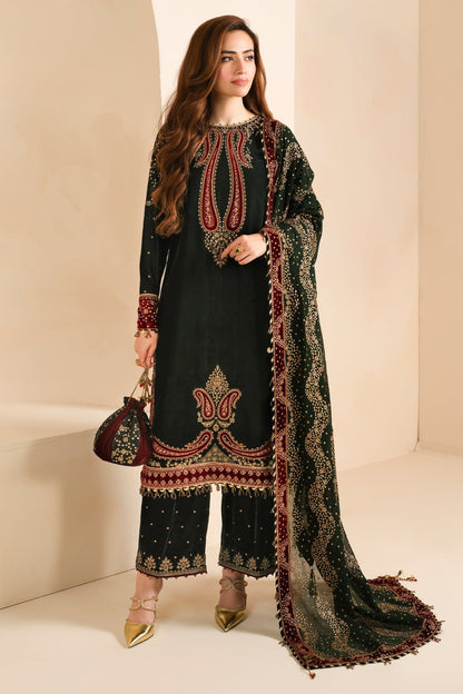 Jazmin | Velvet Edit 24 | Velvet Formal VF-2034 - Pakistani Designer Dress - by Jazmin | Type: Formal - 100% Original at Saira Sultan