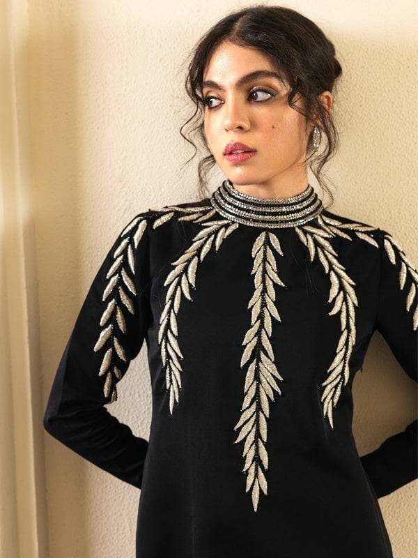 Caia | Mahiri Luxury Edit24 | VIVACIE (BLACK) - Pakistani Designer Dress - by Caia | Type: Luxury - 100% Original at Saira Sultan