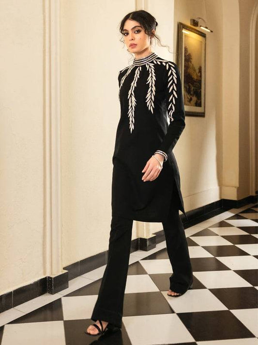 Caia | Mahiri Luxury Edit24 | VIVACIE (BLACK) - Pakistani Designer Dress - by Caia | Type: Luxury - 100% Original at Saira Sultan