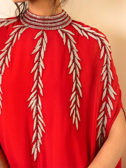 Caia | Mahiri Luxury Edit24 | VIVACIE (RED) - Pakistani Designer Dress - by Caia | Type: Luxury - 100% Original at Saira Sultan