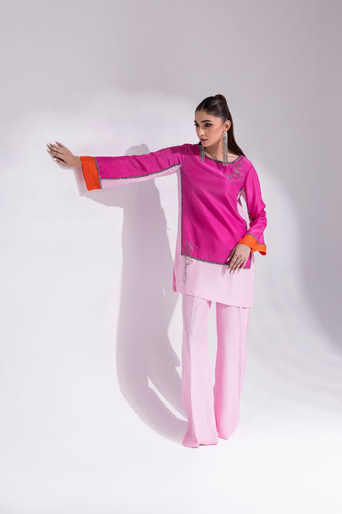 Amani | Aira Festive Wear | PINK MELON - Pakistani Designer Dress - by Amani - Type : Ladies Clothes - 100% Original at Saira Sultan