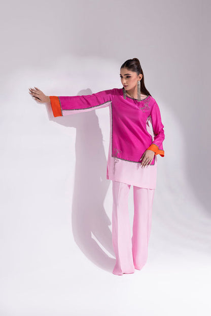 Amani | Aira Festive Wear | PINK MELON - Pakistani Designer Dress - by Amani - Type : Ladies Clothes - 100% Original at Saira Sultan