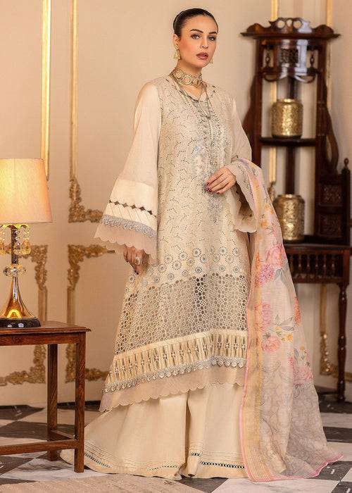 Meem | Anaya 25 | CREAMY LIFE - Pakistani Designer Dress - by Meem | Type: Ladies Clothes - 100% Original at Saira Sultan