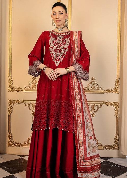 Meem | Anaya 25 | ROYAL RED - Pakistani Designer Dress - by Meem | Type: Ladies Clothes - 100% Original at Saira Sultan