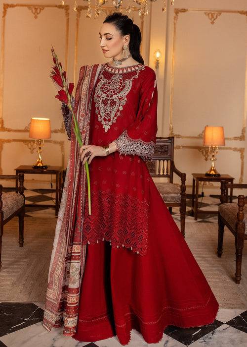 Meem | Anaya 25 | ROYAL RED - Pakistani Designer Dress - by Meem | Type: Ladies Clothes - 100% Original at Saira Sultan