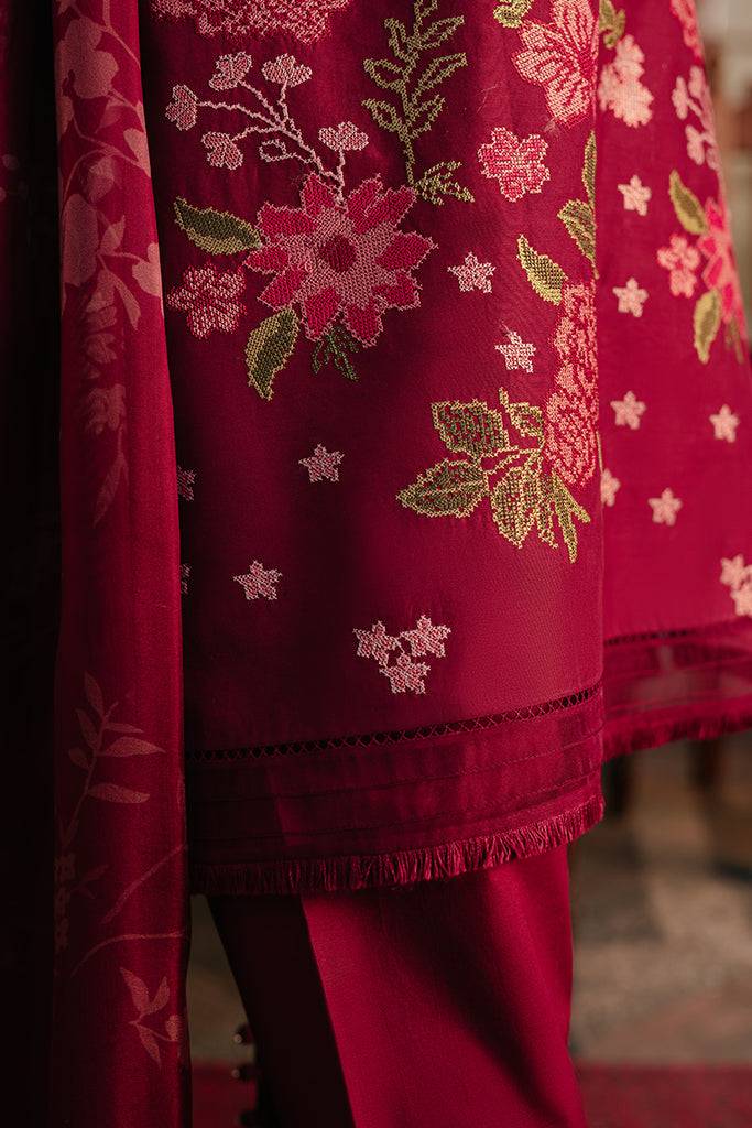 Cross Stitch | Eid Lawn 24 | RUBY MAZE - Pakistani Designer Dress - by Cross Stitch | Type: Luxury - 100% Original at Saira Sultan