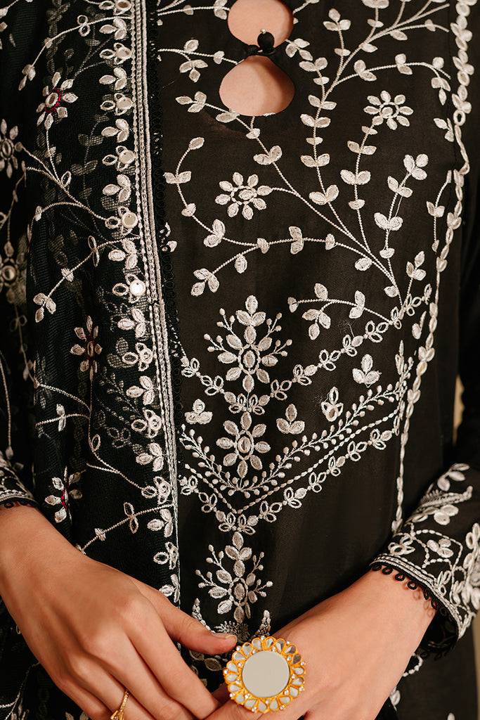 Cross Stitch | Eid Lawn 24 | NOIR ORNATE - Pakistani Designer Dress - by Cross Stitch | Type: Luxury - 100% Original at Saira Sultan