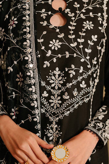 Cross Stitch | Eid Lawn 24 | NOIR ORNATE - Pakistani Designer Dress - by Cross Stitch | Type: Luxury - 100% Original at Saira Sultan