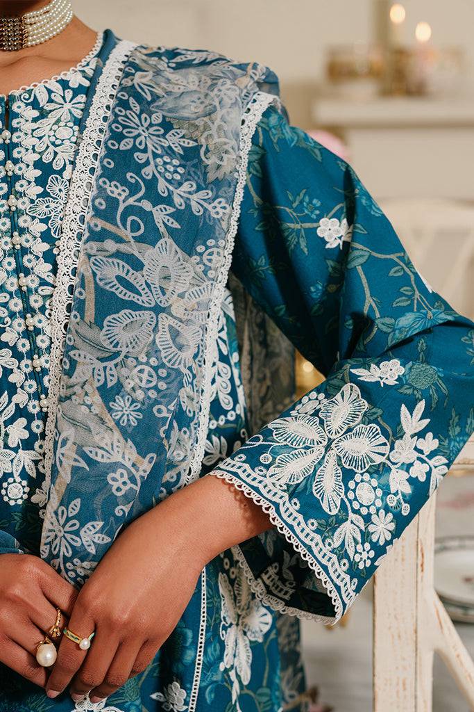 Cross Stitch | Eid Lawn 24 | ICE BLOOM - Pakistani Designer Dress - by Cross Stitch | Type: Luxury - 100% Original at Saira Sultan
