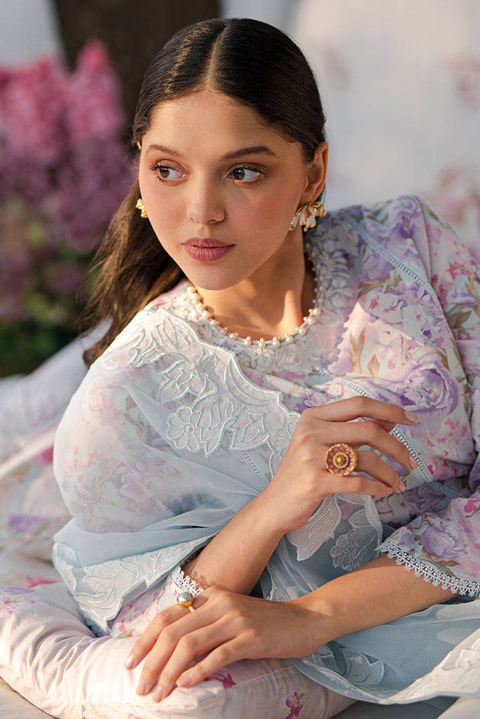 Cross Stitch | Eid Lawn 24 | TENDER BREEZE - Pakistani Designer Dress - by Cross Stitch | Type: Luxury - 100% Original at Saira Sultan