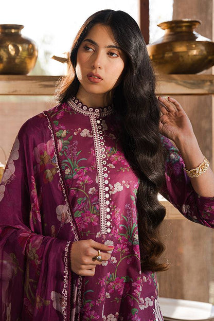 Cross Stitch | Eid Lawn 24 | IRIS MAUVE - Pakistani Designer Dress - by Cross Stitch | Type: Luxury - 100% Original at Saira Sultan