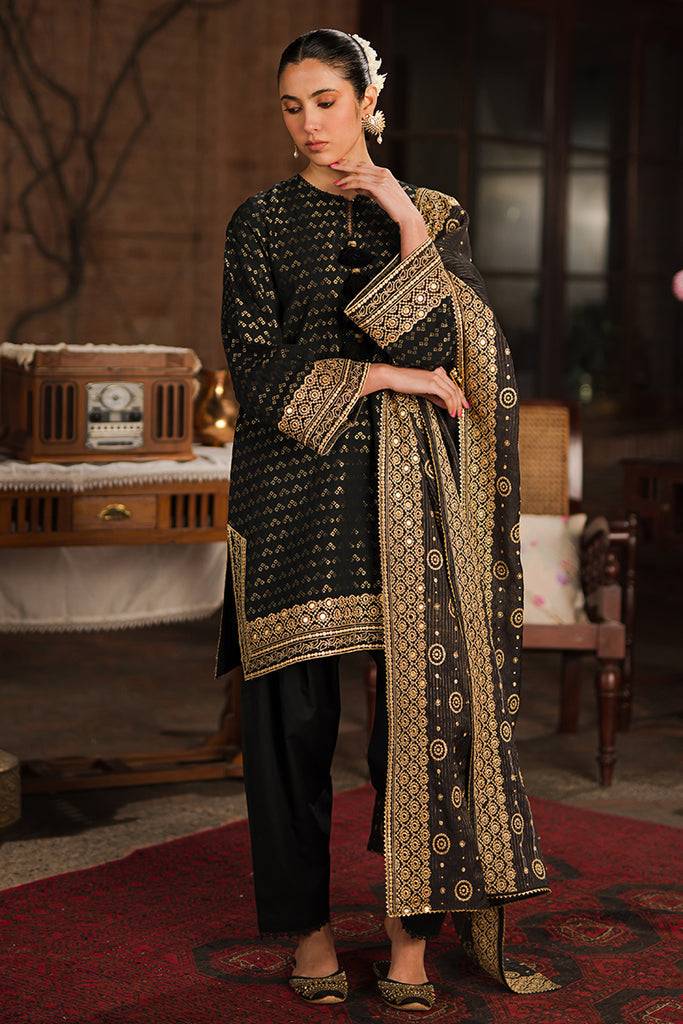 Cross Stitch | Eid Lawn 24 | AURIC GILD - Pakistani Designer Dress - by Cross Stitch | Type: Luxury - 100% Original at Saira Sultan