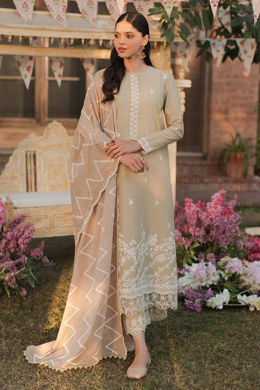 Cross Stitch | Eid Lawn 24 | PALE GREEN - Pakistani Designer Dress - by Cross Stitch | Type: Luxury - 100% Original at Saira Sultan