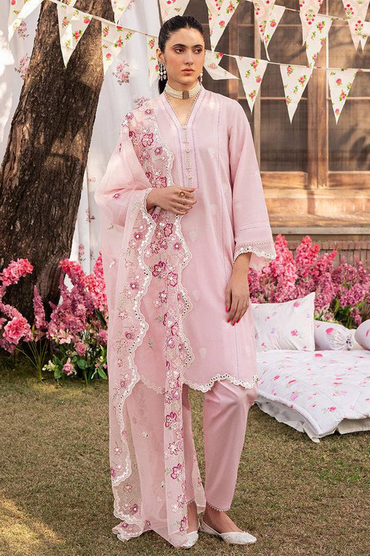 Cross Stitch | Eid Lawn 24 | CAMEO PINK - Pakistani Designer Dress - by Cross Stitch | Type: Luxury - 100% Original at Saira Sultan