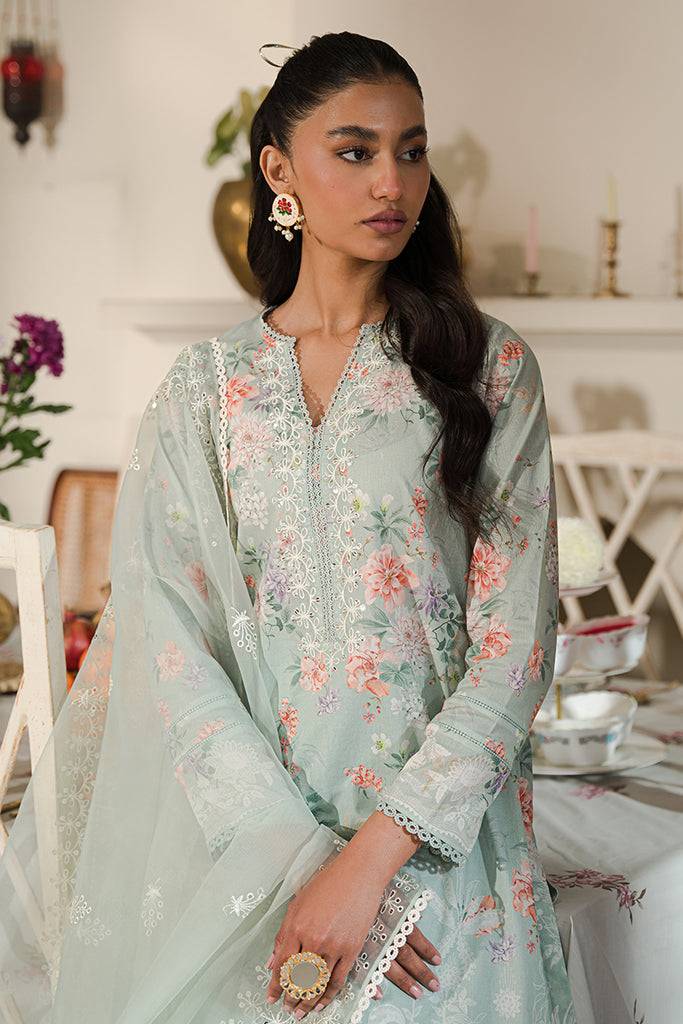 Cross Stitch | Eid Lawn 24 | PEARL FLORAL - Pakistani Designer Dress - by Cross Stitch | Type: Luxury - 100% Original at Saira Sultan