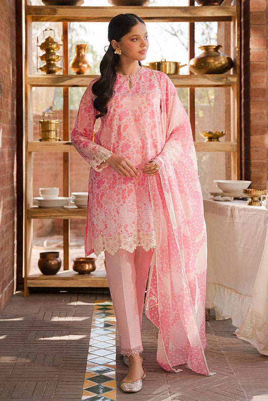 Cross Stitch | Eid Lawn 24 | ROSE GLINT - Pakistani Designer Dress - by Cross Stitch | Type: Luxury - 100% Original at Saira Sultan