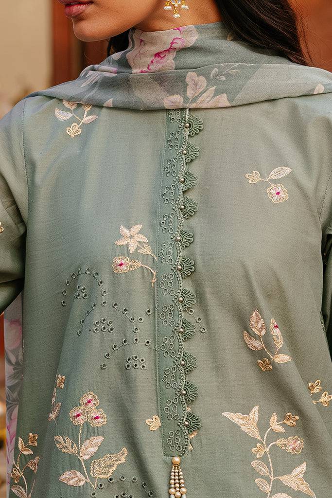 Cross Stitch | Eid Lawn 24 | SPARKLING BLISS - Pakistani Designer Dress - by Cross Stitch | Type: Luxury - 100% Original at Saira Sultan