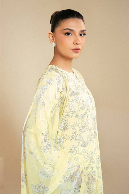 Cross Stitch | Daily Lawn 24 | CREAM BRULEE-3 PIECE LAWN SUIT - Pakistani Designer Dress - by Cross Stitch | Type: Casuals - 100% Original at Saira Sultan
