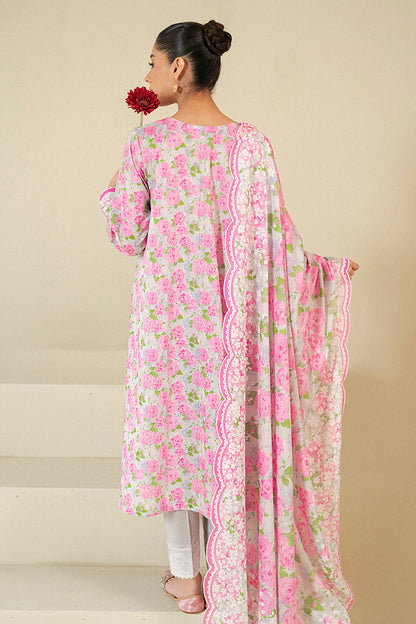 Cross Stitch | Daily Lawn 24 | FLORAL WIND-3 PIECE LAWN SUIT - Pakistani Designer Dress - by Cross Stitch | Type: Casuals - 100% Original at Saira Sultan