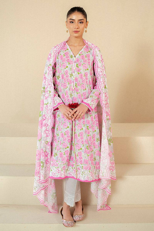 Cross Stitch | Daily Lawn 24 | FLORAL WIND-3 PIECE LAWN SUIT - Pakistani Designer Dress - by Cross Stitch | Type: Casuals - 100% Original at Saira Sultan