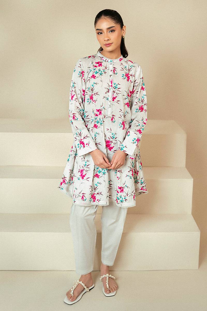 Cross Stitch | Daily Lawn 24 | FOGGY DEW-2 PIECE LAWN SUIT - Pakistani Designer Dress - by Cross Stitch | Type: Casuals - 100% Original at Saira Sultan