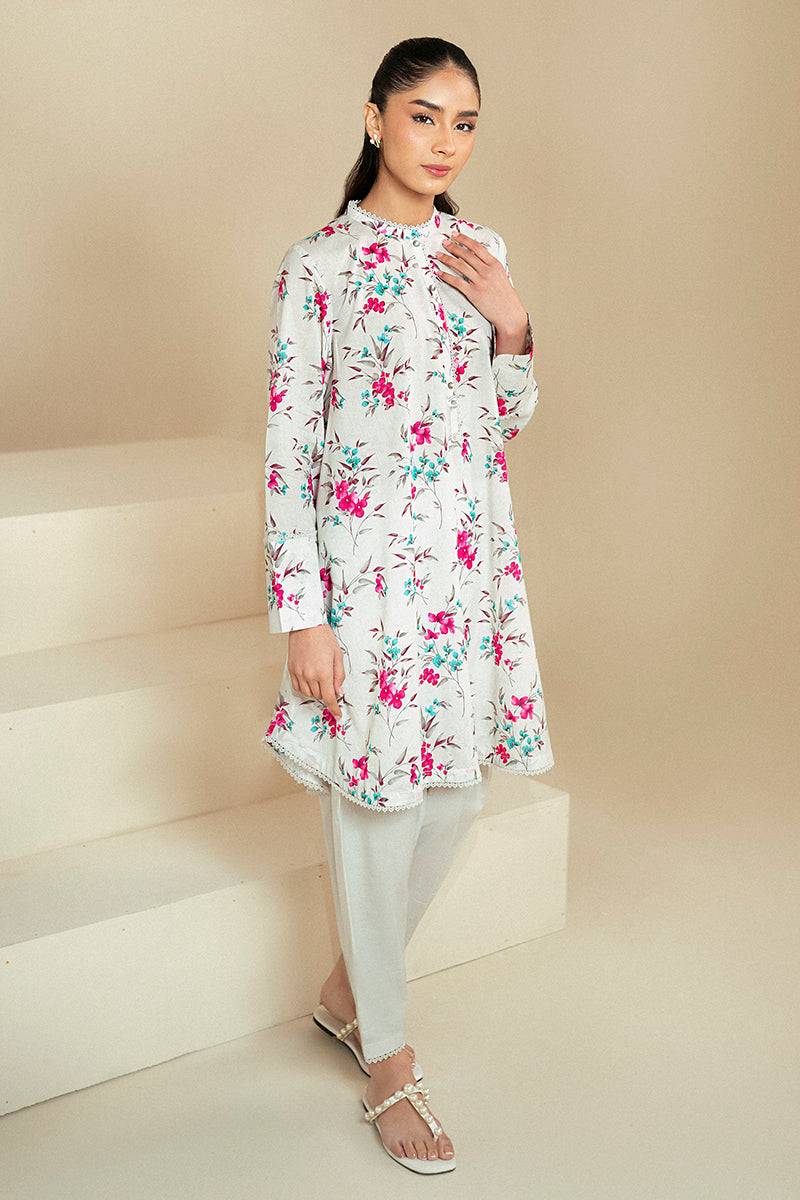 Cross Stitch | Daily Lawn 24 | FOGGY DEW-2 PIECE LAWN SUIT - Pakistani Designer Dress - by Cross Stitch | Type: Casuals - 100% Original at Saira Sultan