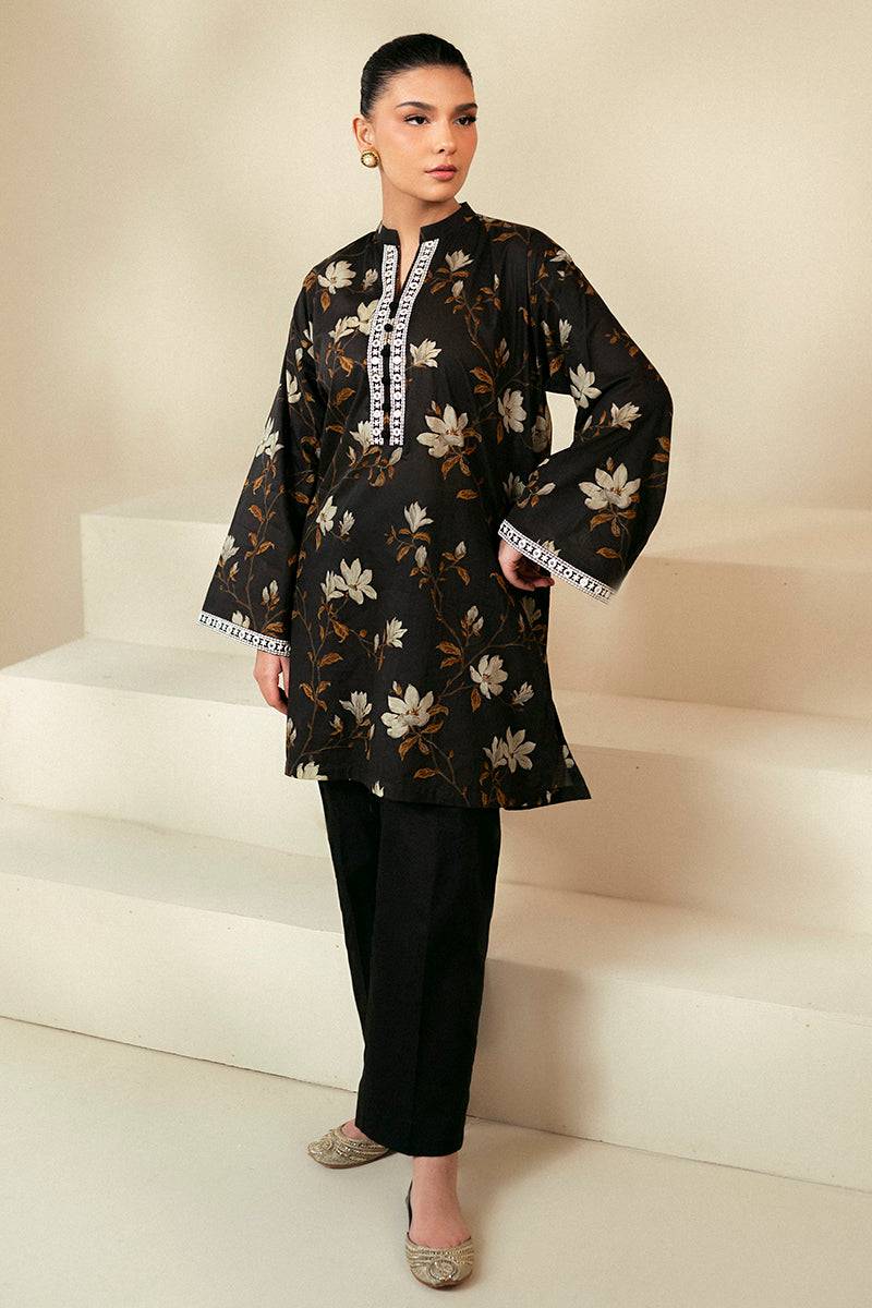 Cross Stitch | Daily Lawn 24 | RAVEN SERENITY-2 PIECE LAWN SUIT - Pakistani Designer Dress - by Cross Stitch | Type: Casuals - 100% Original at Saira Sultan