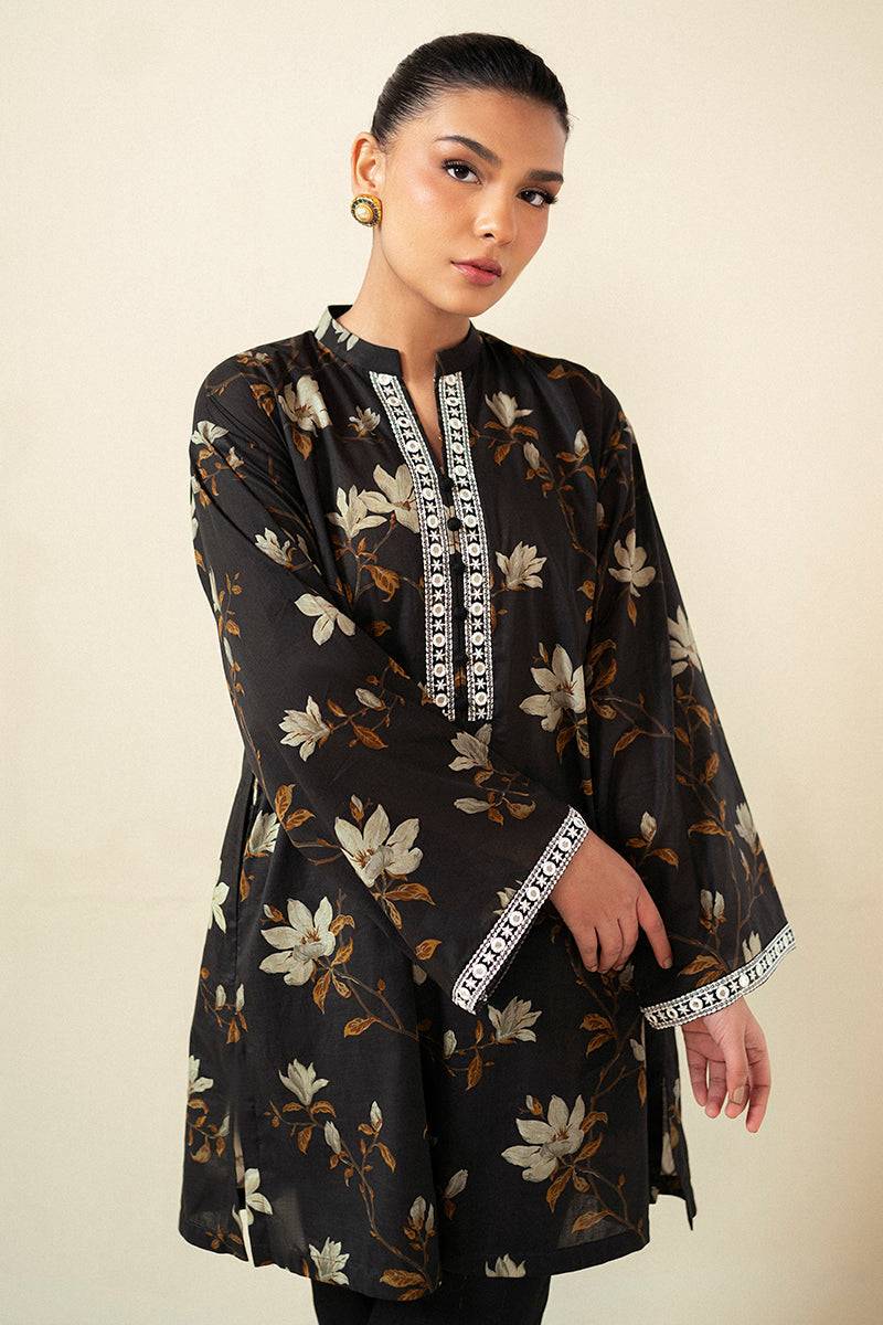 Cross Stitch | Daily Lawn 24 | RAVEN SERENITY-2 PIECE LAWN SUIT - Pakistani Designer Dress - by Cross Stitch | Type: Casuals - 100% Original at Saira Sultan