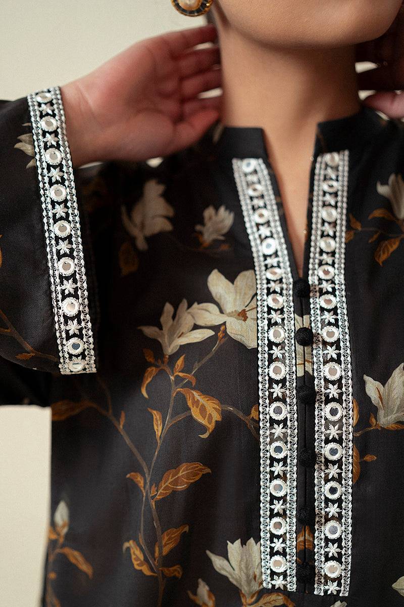 Cross Stitch | Daily Lawn 24 | RAVEN SERENITY-2 PIECE LAWN SUIT - Pakistani Designer Dress - by Cross Stitch | Type: Casuals - 100% Original at Saira Sultan