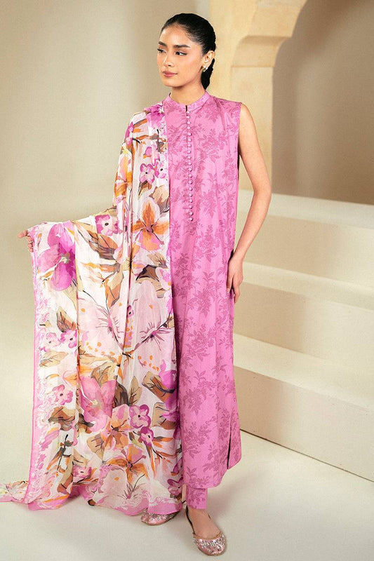 Cross Stitch | Daily Lawn 24 | CURIO GLOW-3 PIECE LAWN SUIT - Pakistani Designer Dress - by Cross Stitch | Type: Casuals - 100% Original at Saira Sultan