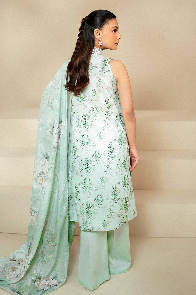 Cross Stitch | Daily Lawn 24 | ROSE GARLAND-3 PIECE LAWN SUIT - Pakistani Designer Dress - by Cross Stitch | Type: Casuals - 100% Original at Saira Sultan