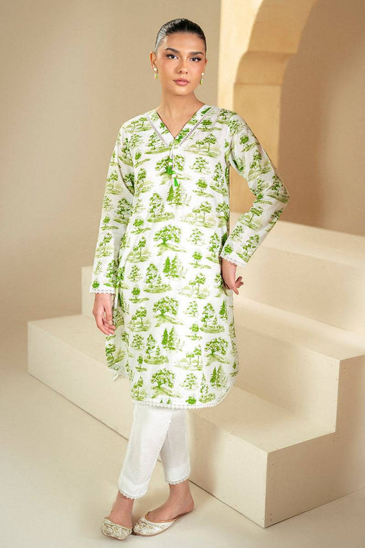 Cross Stitch | Daily Lawn 24 | MYSTIC FOREST-2 PIECE LAWN SUIT - Pakistani Designer Dress - by Cross Stitch | Type: Casuals - 100% Original at Saira Sultan