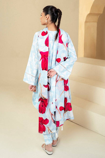 Cross Stitch | Daily Lawn 24 | TULIP GLAM-3 PIECE LAWN SUIT - Pakistani Designer Dress - by Cross Stitch | Type: Casuals - 100% Original at Saira Sultan