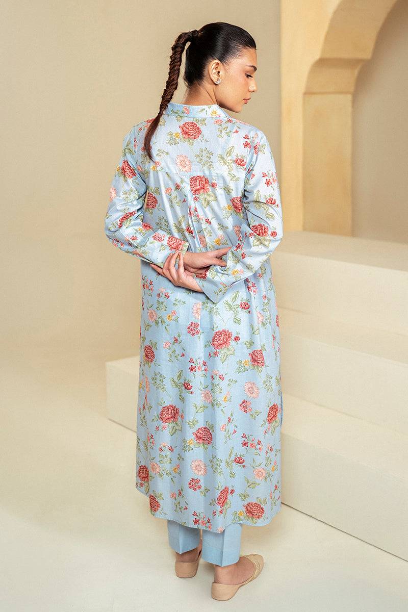 Cross Stitch | Daily Lawn 24 | CHAMBRAY DREAM-2 PIECE LAWN SUIT - Pakistani Designer Dress - by Cross Stitch | Type: Casuals - 100% Original at Saira Sultan