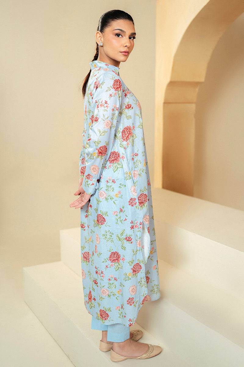 Cross Stitch | Daily Lawn 24 | CHAMBRAY DREAM-2 PIECE LAWN SUIT - Pakistani Designer Dress - by Cross Stitch | Type: Casuals - 100% Original at Saira Sultan