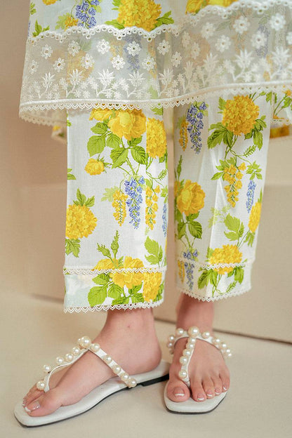 Cross Stitch | Daily Lawn 24 | SOFT HYDRANGEA-2 PIECE LAWN SUIT - Pakistani Designer Dress - by Cross Stitch | Type: Casuals - 100% Original at Saira Sultan
