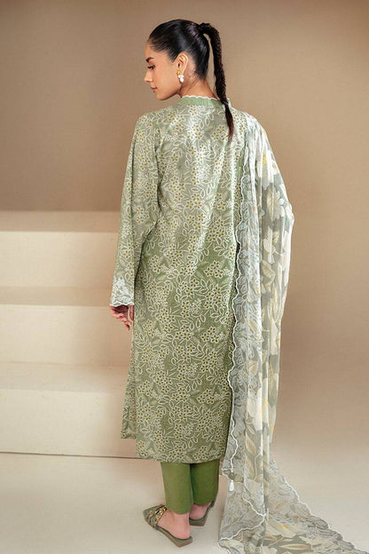 Cross Stitch | Daily Lawn 24 | SAGE BREEZE-3 PIECE LAWN SUIT - Pakistani Designer Dress - by Cross Stitch | Type: Casuals - 100% Original at Saira Sultan