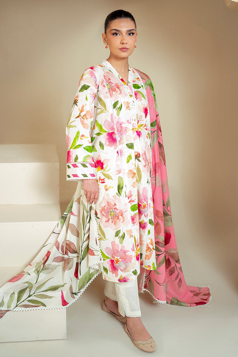 Cross Stitch | Daily Lawn 24 | HAZEL WILLOW-3 PIECE LAWN SUIT - Pakistani Designer Dress - by Cross Stitch | Type: Casuals - 100% Original at Saira Sultan