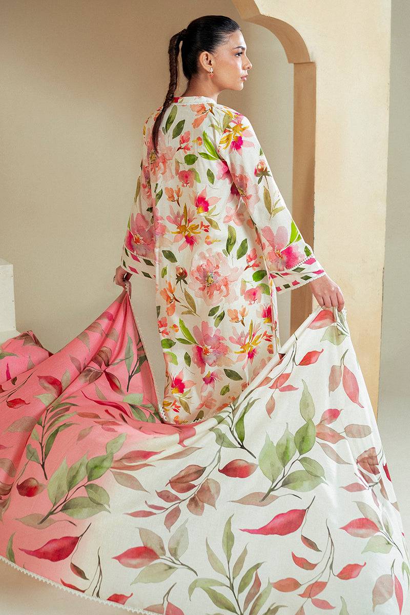 Cross Stitch | Daily Lawn 24 | HAZEL WILLOW-3 PIECE LAWN SUIT - Pakistani Designer Dress - by Cross Stitch | Type: Casuals - 100% Original at Saira Sultan