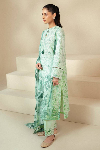 Cross Stitch | Daily Lawn 24 | MINTY MEADOW-3 PIECE LAWN SUIT - Pakistani Designer Dress - by Cross Stitch | Type: Casuals - 100% Original at Saira Sultan
