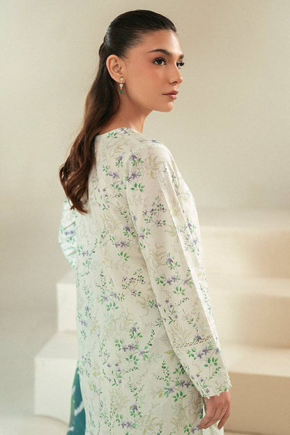 Cross Stitch | Daily Lawn 24 | LAUREL MINT-3 PIECE LAWN SUIT - Pakistani Designer Dress - by Cross Stitch | Type: Casuals - 100% Original at Saira Sultan